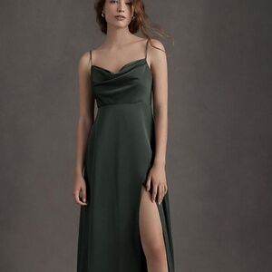BHLDN cowl neck gown